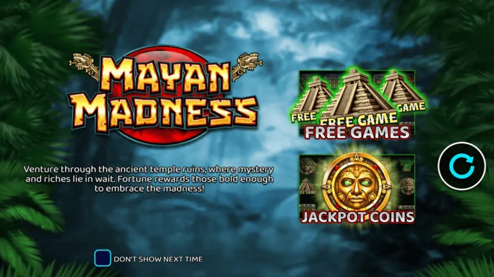 Mayan Madness - मायान थीम वाला मुख्य मेनू